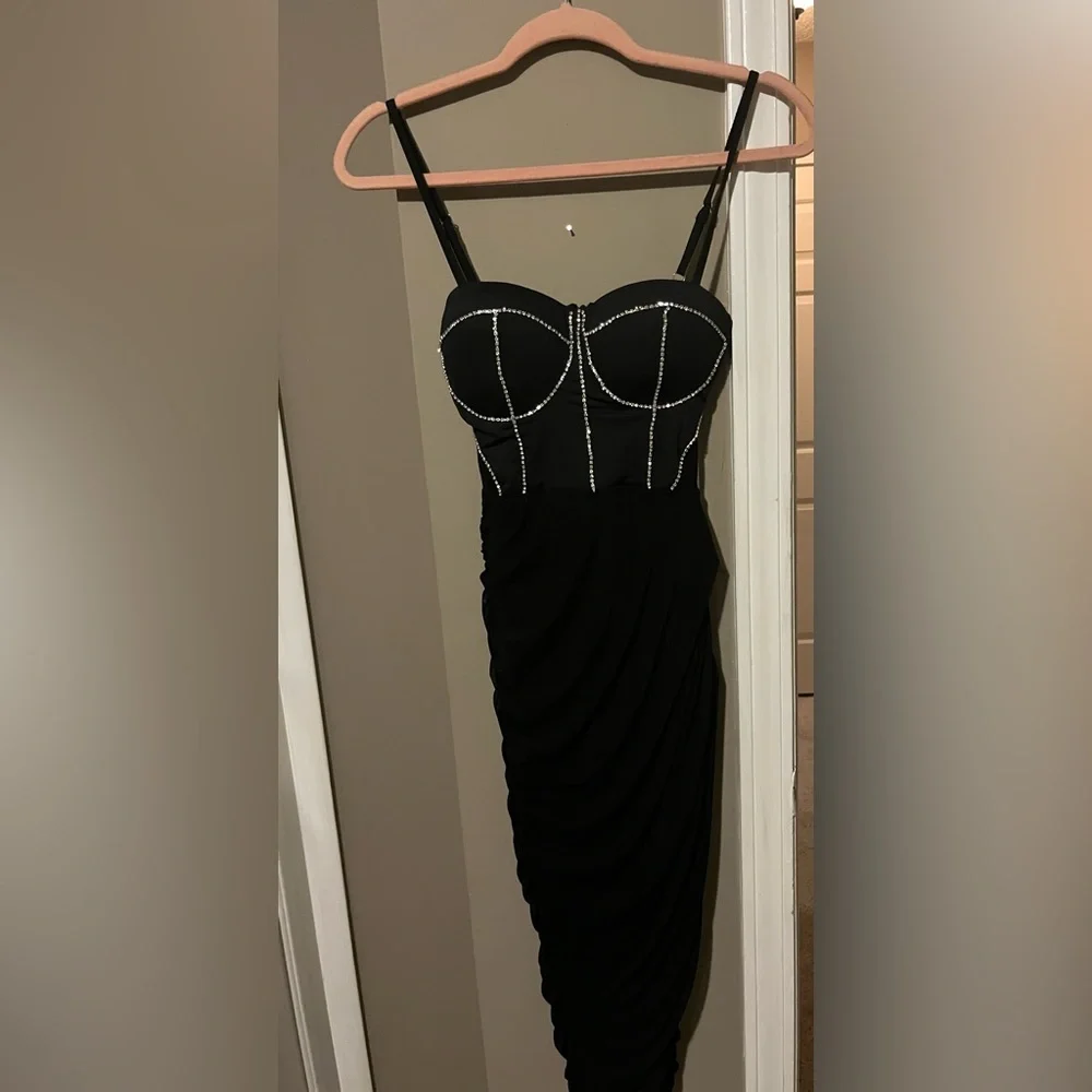 NWT Rare London diamante dress - Picture 4 of 6